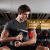 Heated Massage Gun with 5 Massage Heads and 5 Powerful Speeds