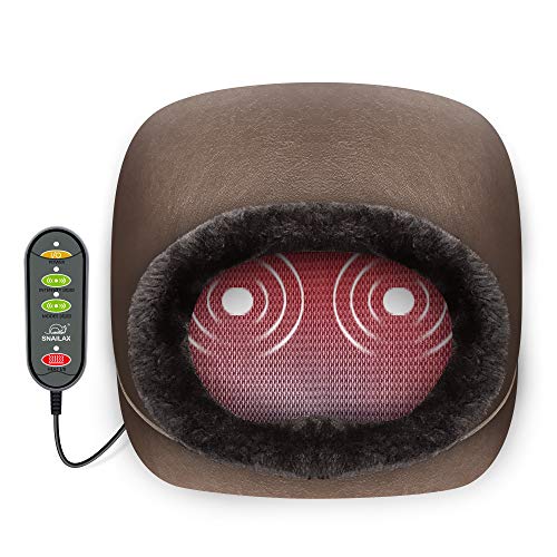 Snailax 3-in-1 Foot Warmer, Back Massager and Foot Massager with Heat