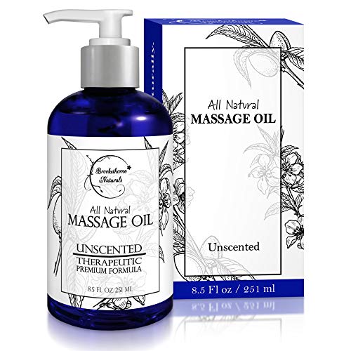 Almond Massage Oil – All Natural, Unscented Spa Quality Formula