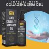 M3 Naturals Anti Cellulite Massage Oil Infused with Collagen and Stem Cell