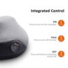Snailax Shiatsu Neck Back Massager - Kneading Massage Pillow with Heat