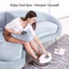Foot Spa/Bath Soaker with Heat Bubbles Vibration and Massage