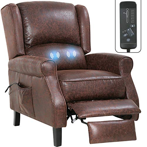 Massage Recliner Sofa Reading Chair Winback