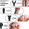 6 Speeds Massage Gun, Cordless Handheld Deep Tissue Muscle Massager