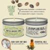 Hemp Oil Candle For Relaxing Massage