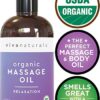 Certified Organic Massage Oil with Relaxing Lavender Scent