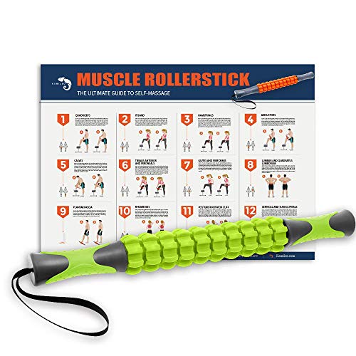Muscle Roller, Kamileo Massage Roller Stick for Relieving Muscle