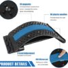 Back Stretcher for Pain Relief, Spine Deck, Lumbar Back Pain Relief Device