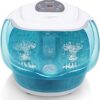 Foot Spa/Bath Massager with Heat Bubbles Vibration 3 in 1 Function