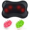 Zyllion Shiatsu Back, Neck Massager Black, Hair Scalp Massagers