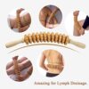 Hovom Wood Therapy Roller Massage Tool, Lymphatic Drainage