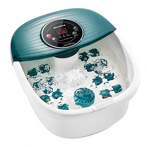 Foot Spa/Bath Massager with Heat, Bubbles, and Vibration