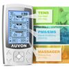 AUVON Dual Channel TENS EMS Unit 24 Modes Muscle Stimulator