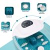 Foot Spa/Bath Massager with Heat Bubbles Vibration 3 in 1 Function