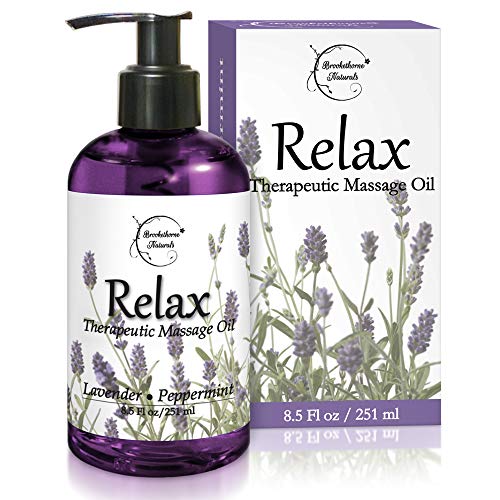 Relax Therapeutic Body Massage Oil - with Best Essential Oils
