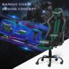 E-Sports Chair,Massage Gaming Chair, Ergonomic Gaming Chair