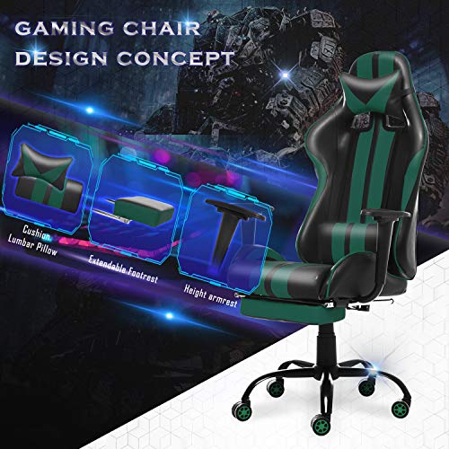 E-Sports Chair,Massage Gaming Chair, Ergonomic Gaming Chair