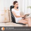 Full Back Massager Foot Warmer Bundle - Ultimate Relaxation and Pain Relief Duo