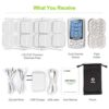 AUVON Dual Channel TENS EMS Unit 24 Modes Muscle Stimulator
