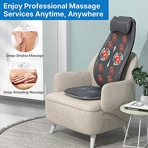 Back Massager Renpho S Shaped Shiatsu Neck Massage Seat Top Product Fitness And Rest Shop