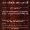 Brooklyn Botany Anti Cellulite Massage Oil – Natural Formula