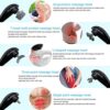 Cordless Handheld Back Massager, Rechargeable Electric Percussion Massage