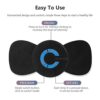 Electric Massager Pad - Mini Portable Neck Massager for On-the-Go Relief