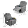 Electric Massage Recliner Chair w/Remote, 5 Heat ,Vibration Modes,