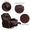 Esright Massage Recliner Chair Heated PU Leather Ergonomic