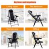 Shiatsu Folding Massage Chair – Full Body Relief with Heat & Vibration