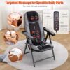 Shiatsu Folding Massage Chair – Full Body Relief with Heat & Vibration