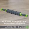 Gaiam Restore Massage Stick Roller - 18 Inch Muscle Massager