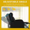 HCY Recliner Chair Massage Padded Wide Seat Sofa
