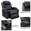 Homall Recliner Chair with Massage Single Living Room