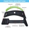 Lower Back Lumbar Massager with Magnetic Acupuncture