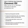 Majestic Pure Fractionated Coconut Oil, For Aromatherapy Relaxing Massage