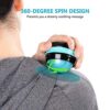 Massage Ball Manual Roller Massager 2-Pack Self Massage Therapy Tool