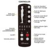 Massage Mat with 10 Vibrating Motors and 4 Therapy
