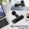 Mini Massage Gun, Portable Quiet Handheld Massager for Pain Relief