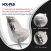 Nouhaus Modern Massage Chair with Ottoman.