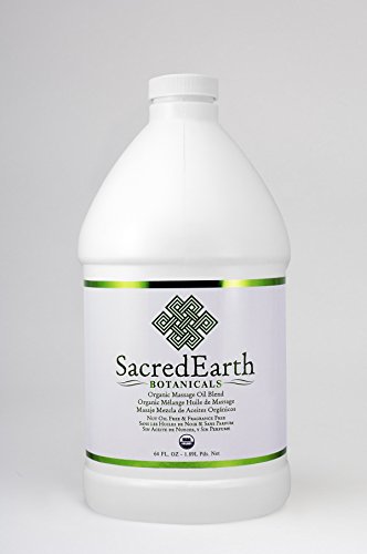 Organic Massage Oil Blend (½ Gallon) - Unscented, Nut Oil Free