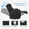 Pawnova PU Leather Chair with Massage Function