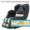 Real Relax Full Body Zero Gravity Shiatsu Massage Chair with Bluetooth and LED Light