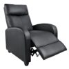 Recliner Chair Padded Seat Pu Leather Theater Seating