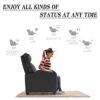 Recliner Chair for Living Room Massage Recliner Sofa Reading Chair