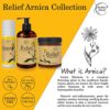 Relief Arnica Massage Oil – Great for Sports,  Athletic Therapeutic Massage