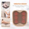 Snailax 2-in-1 Shiatsu Foot Massager Machine and Back Massager Bundle