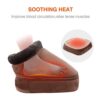 Full Back Massager Foot Warmer Bundle - Ultimate Relaxation and Pain Relief Duo