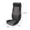 Snailax Full Back Massager with Heat-Shiatsu Massage Chair Pad