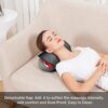 Snailax Shiatsu Neck Back Massager - Kneading Massage Pillow with Heat